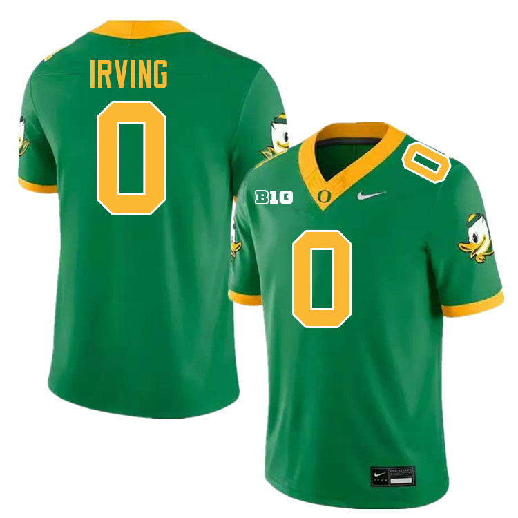 Bucky Irving Oregon Jersey,Oregon Ducks Football Uniforms Youth-Green 2024